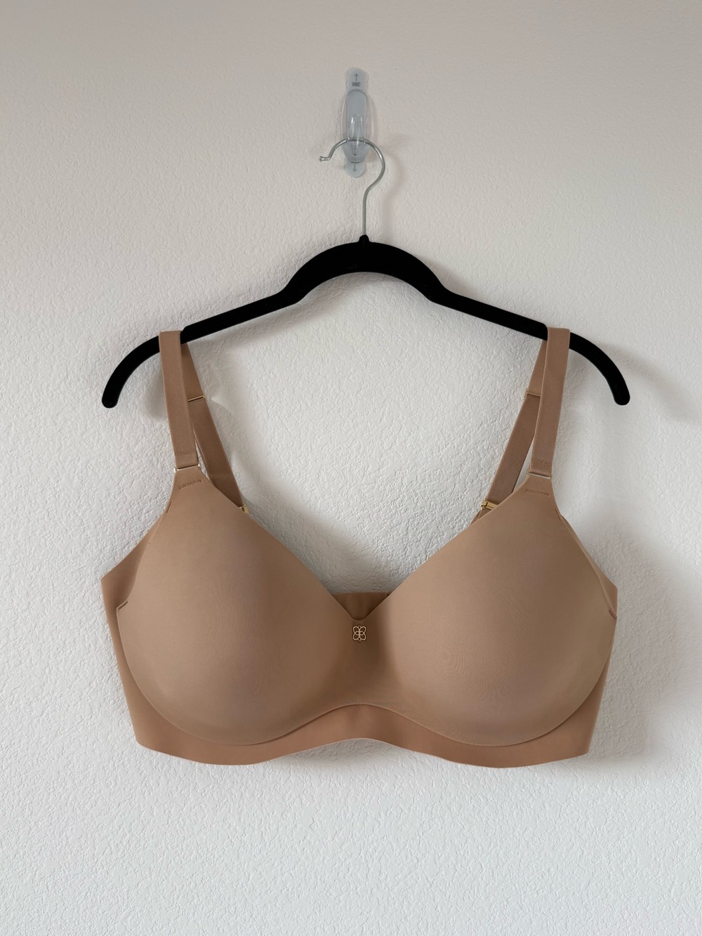Honeylove CloudEmbrace Bra 38D Sand Nude Wireless Bulge-Free Memory Foam Cups